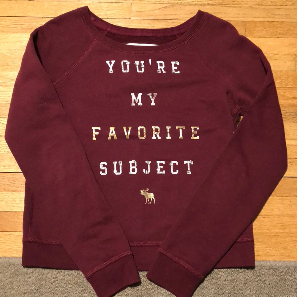 Maroon sweatshirt
